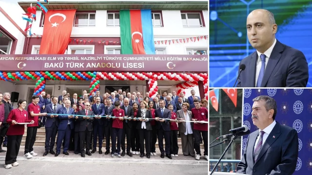 baku turk anadolu lisesi acildi turkiye ile tum kademeler uzerinde is birligimiz var IOY6Vvkq